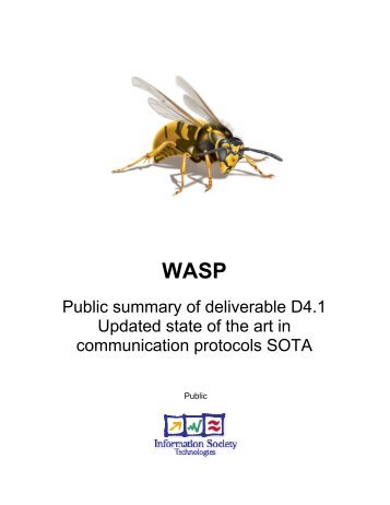 WASP deliverable D4.1 Public Summary - Hitech Projects