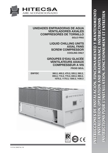 instrucciones de instalaciÃ³n, funcionamiento y ... - Hitecsa