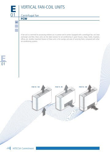 VERTICAL FAN-COIL UNITS - Hitecsa