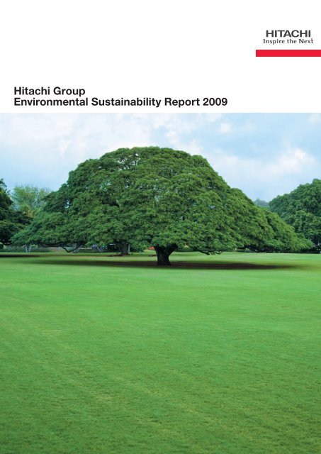 Hitachi Group Environmental Sustainability Report 2009(PDF format)