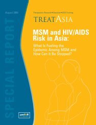 MSM and HIV/AIDS Risk in Asia - amfAR