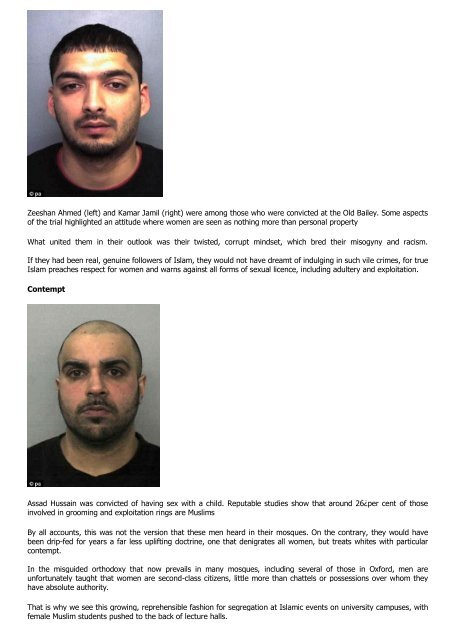 The Muslims sex ring in Oxford??? - Hizbul Ulama UK