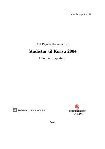 Elektonisk versjon (pdf) her - HÃ¸gskulen i Volda