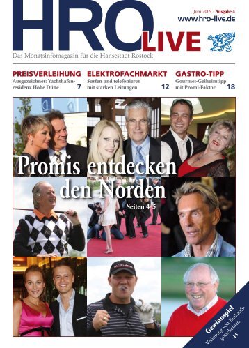 HROLIVE - HROÂ·LIFE - Das Magazin fÃ¼r die Hansestadt Rostock