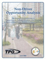 Non-Driver Opportunity Analysis - Hampton Roads Transportation ...