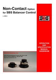 SB-4500 Non-Contact English - Dynamic Balance Systems