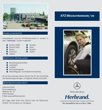 KFZ-Mechatroniker - Mercedes-Benz Herbrand GmbH