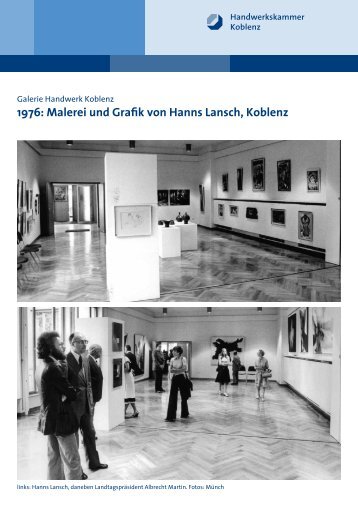 1976: Malerei und Grafik von Hanns Lansch, Koblenz - Galerie ...