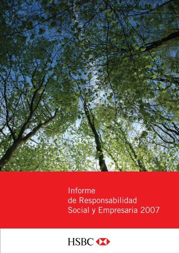 Informe de Responsabilidad Social y Empresaria 2007 - Hsbc