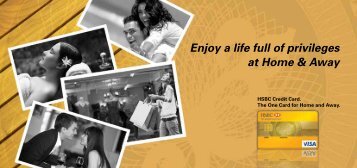 Enjoy a life full of privileges at Home & Away - HSBC Sri Lanka