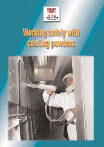 Working safely with coating powders INDG319 - HSE