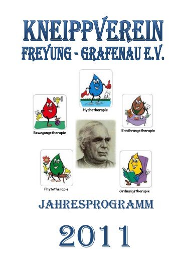 JAHRESPROGRAMM - Kneippverein Freyung-Grafenau eV