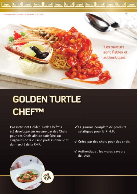 golden turtle chef prÃ©sentation - Heuschen & Schrouff OFT BV