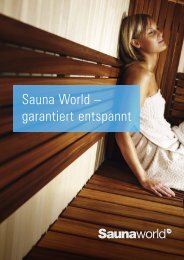 Sauna World – garantiert entspannt