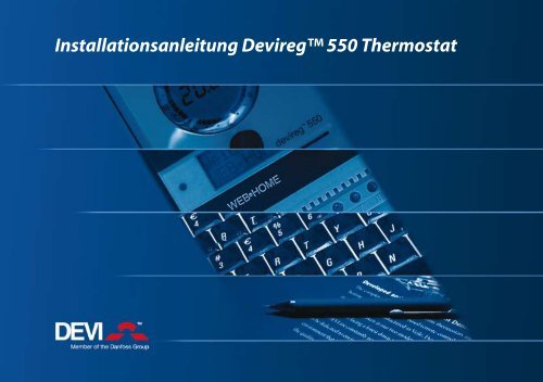 Installationsanleitung Devireg™ 550 Thermostat - Danfoss.com