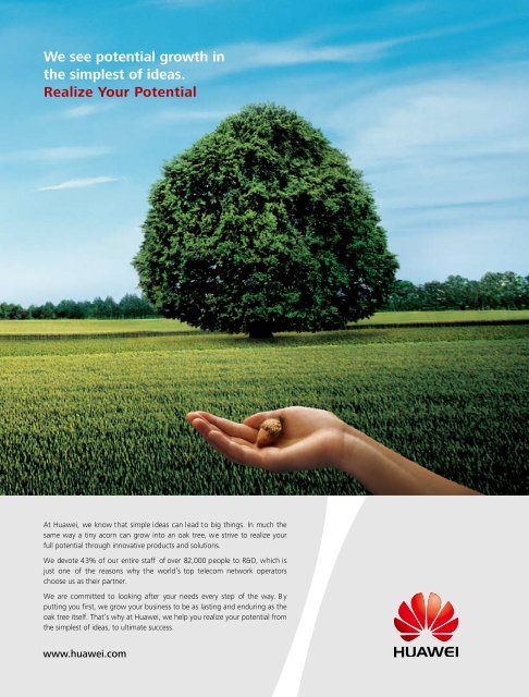 EMOBILE: the mobile broadband revolutionist - Huawei