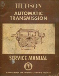 1954 Hudson Automatic Transmission Service Manual