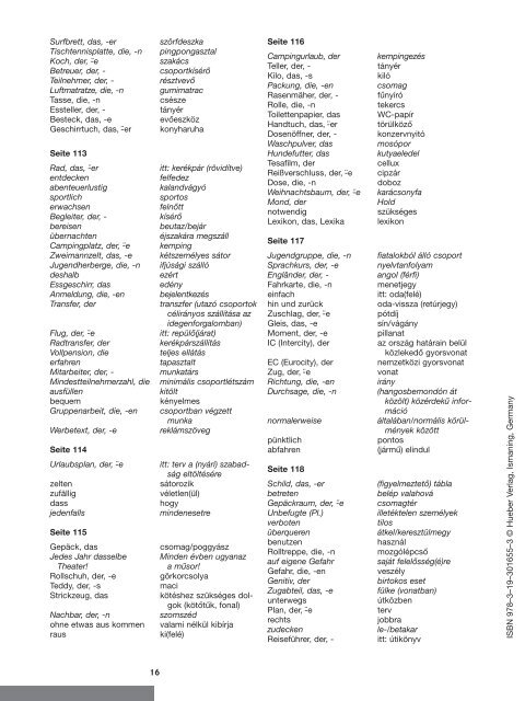 Glossar DeutschâUngarisch