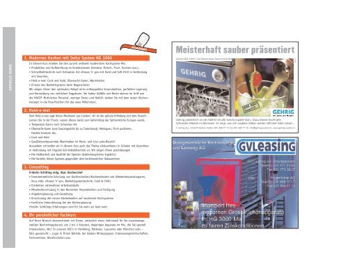 ASC-Bulletin 02/03 - Hugentobler Schweizer Kochsysteme AG