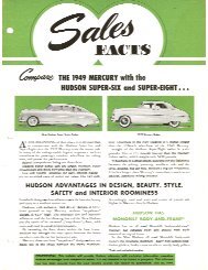 1949 July Sales Facts Hudson vs Mercury - HudsonTerraplane