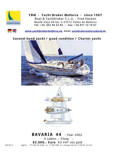 BAVARIA 44 - Year 2002