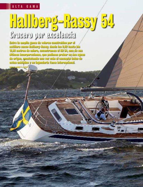 Crucero por excelencia - Hallberg-Rassy