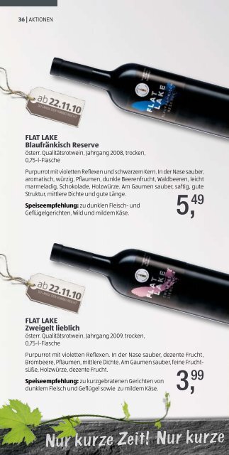 Das Weinsortiment inkl. aller Top-Aktionen!