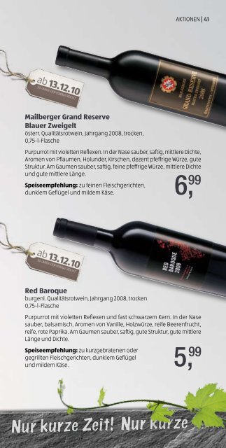 Das Weinsortiment inkl. aller Top-Aktionen!