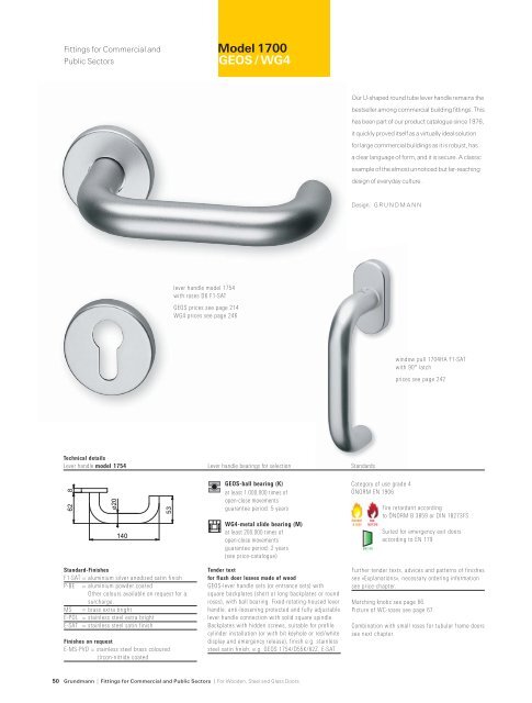 CATALOGUE 2010/11 - Grundmann Beschlagtechnik GmbH