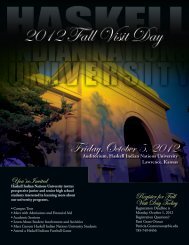 Friday,October 5, 2012 - Haskell Indian Nations University