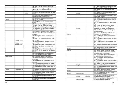 Gebete Verzeichnis (PDF) - Herzmariens.de