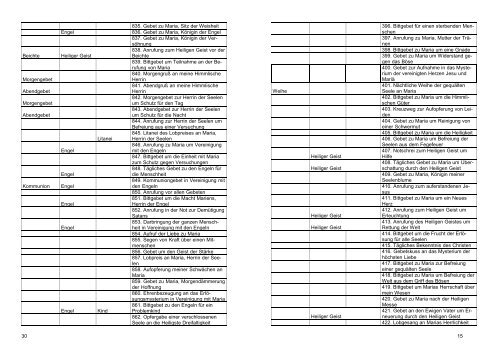 Gebete Verzeichnis (PDF) - Herzmariens.de