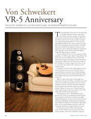 Von Schweikert VR-5 Anniversary - Hificritic.com