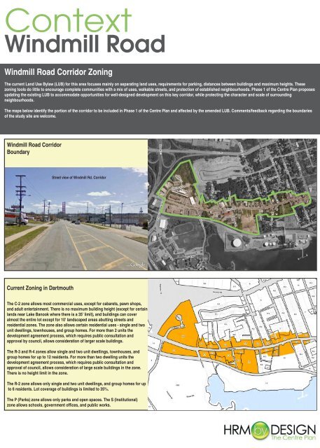 Windmill Road Corridor Zoning