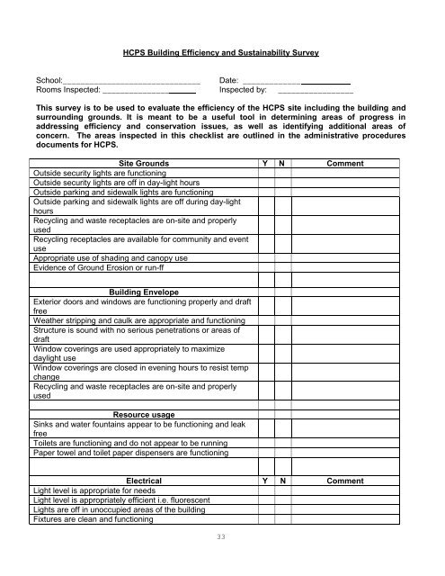 2011 Comprehensive Maintenance Plan - Harford County Public ...