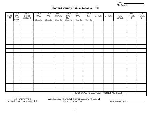 2011 Comprehensive Maintenance Plan - Harford County Public ...