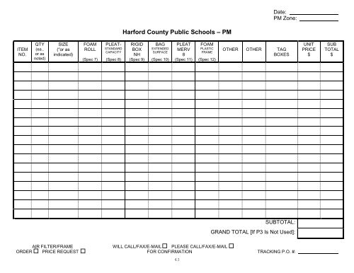 2011 Comprehensive Maintenance Plan - Harford County Public ...