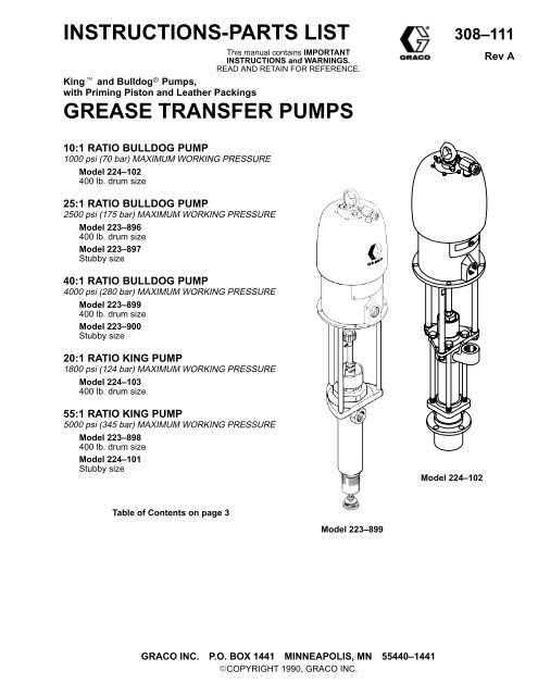 5 Gallon Pail Air Operated 3:1 ratio Oil Pump Assembly