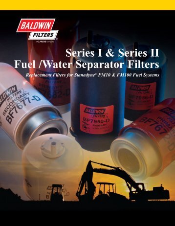 Series I & Series II Fuel /Water Separator Filters - Baldwin Filters