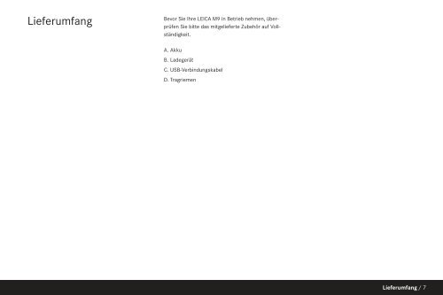 LEICA M9 LEIC A M9 Anleitung / Instructions - GraphicArt AG