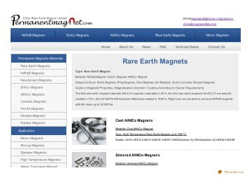 Rare Earth Magnets