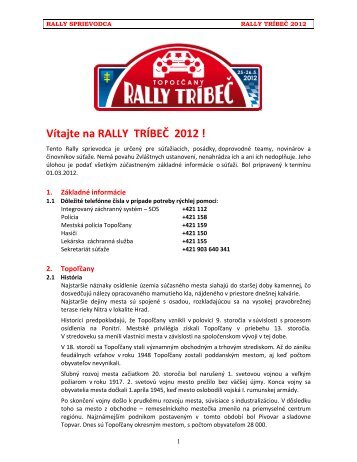 Rally Guide - HADIK Rallye Team