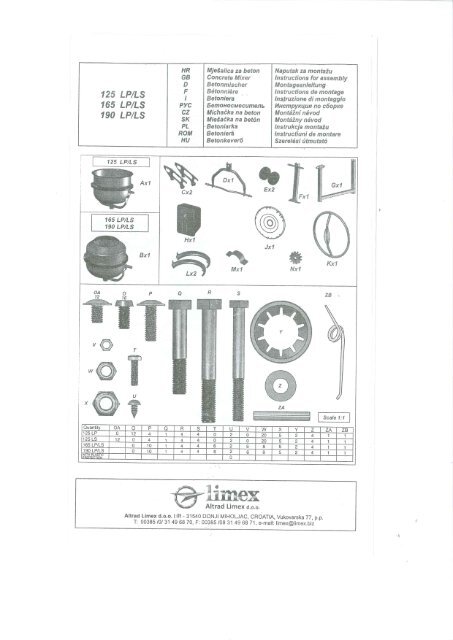 Page 1 125 LP/LS 165 LP/LS 190 LP/LS HR GB PyC CZ SK PL ...