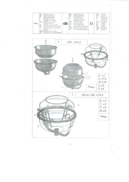 Page 1 125 LP/LS 165 LP/LS 190 LP/LS HR GB PyC CZ SK PL ...