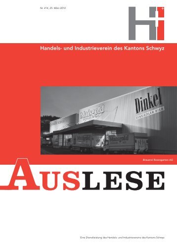 Auslese - beim Handels- und Industrieverein des Kantons Schwyz