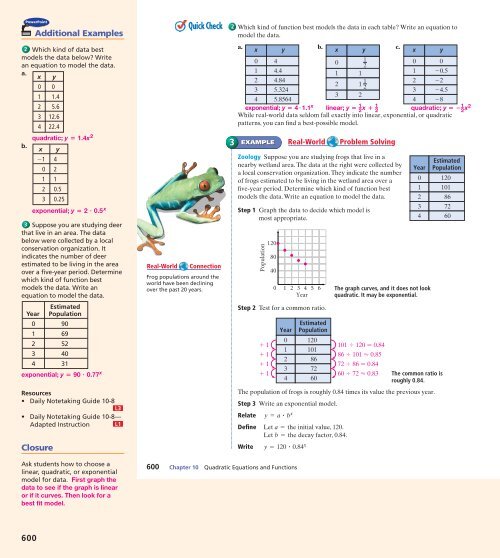 Alg 1 TE Lesson 10-8