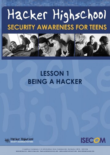 Lesson 1: Being a Hacker - Hacker Highschool