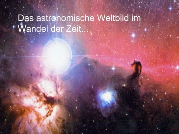 Wandel des Weltbildes