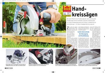 Hand- kreissägen Hand- kreissägen