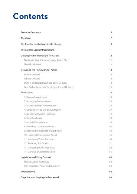 Green Infrastructure to Combat Climate Change: A Framework for ...